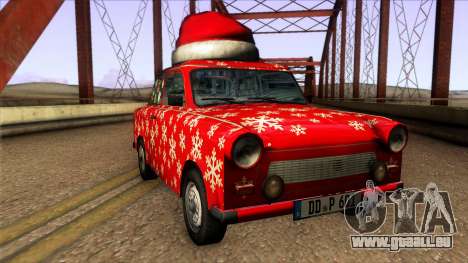 Trabant 601 Christmas Edition pour GTA San Andreas