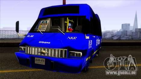 Microbus Chevrolet (SITP De Bogota) pour GTA San Andreas