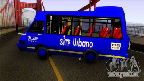Microbus Chevrolet (SITP De Bogota) pour GTA San Andreas