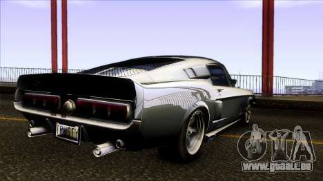 Ford Shelby GT500 1967 pour GTA San Andreas