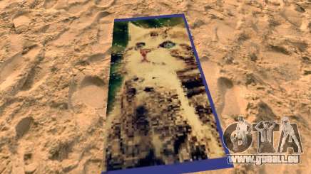 Strand Fußmatte mit Kätzchen für GTA San Andreas