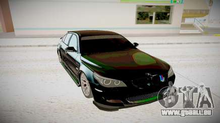 BMW M5 E60 black pour GTA San Andreas
