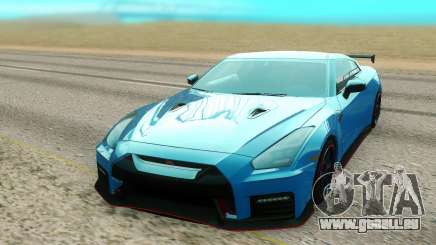 Nissan GTR NISMO blau für GTA San Andreas
