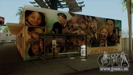 Felons Gang Environment and Graffiti für GTA San Andreas