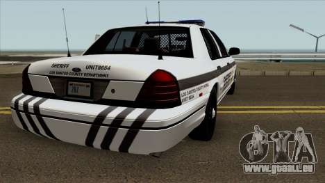 Ford Crown Victoria Sheriff Department pour GTA San Andreas