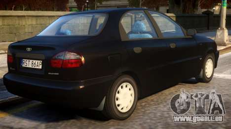 Daewoo Lanos Sedan SX PL 1997 pour GTA 4