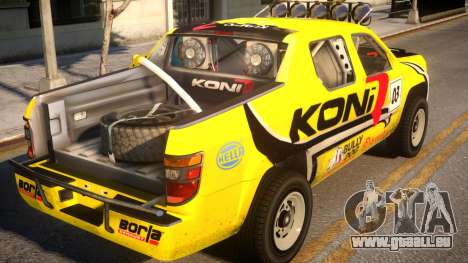 Honda Ridgeline Koni pour GTA 4