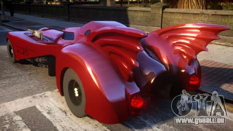 1992 Batmobile Movie Car Mod für GTA 4