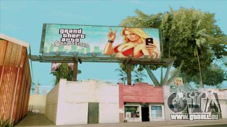 GTA 5 Girl Poster Billboard pour GTA San Andreas