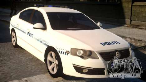 Volkswagen Passat Danish Police pour GTA 4