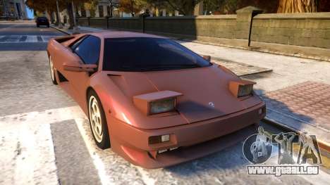 1990 Lamborghini Diablo v1.1 pour GTA 4