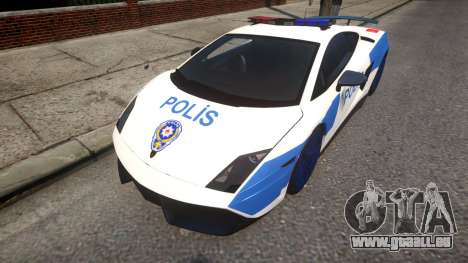 Lamborghini Gallardo LP570-4 2011 Turkey Police für GTA 4