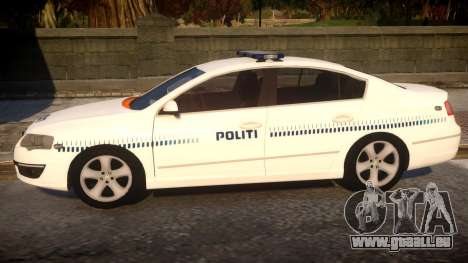 Volkswagen Passat Danish Police für GTA 4