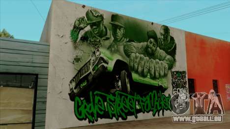 Grove Street 4 Life Wall für GTA San Andreas