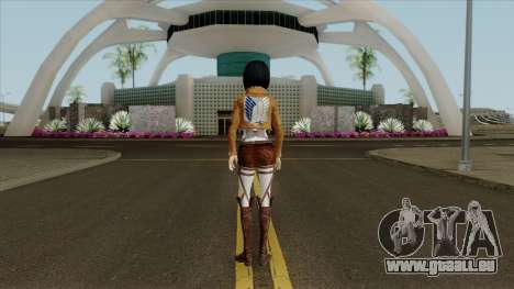 Mikasa Ackerman (Shingeki No Kyojin) für GTA San Andreas