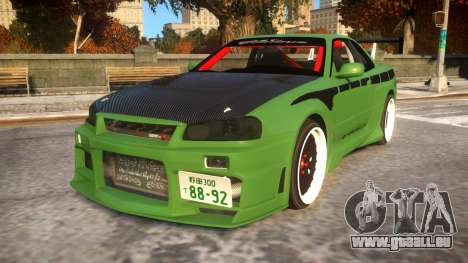 Fast And Furious Nissan Skyline R33 für GTA 4