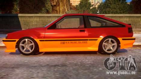 Futo Hatchback V1 pour GTA 4