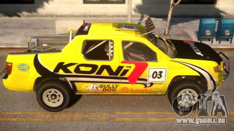 Honda Ridgeline Koni pour GTA 4