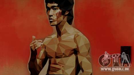 Bruce Lee Art Wall pour GTA San Andreas