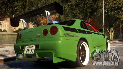 Fast And Furious Nissan Skyline R33 für GTA 4