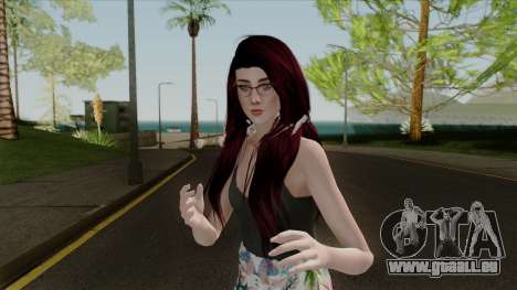 Samantha Casual v3 Sims 4 Custom pour GTA San Andreas