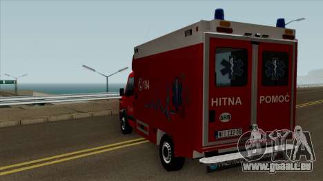 Iveco Daily Mk2 Hitna Pomoc (RTW) für GTA San Andreas