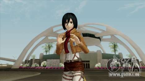 Mikasa Ackerman (Shingeki No Kyojin) für GTA San Andreas