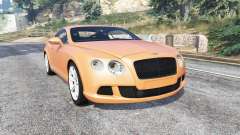 Bentley Continental GT 2012 v1.2 [replace] pour GTA 5