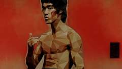 Bruce Lee Art Wall für GTA San Andreas