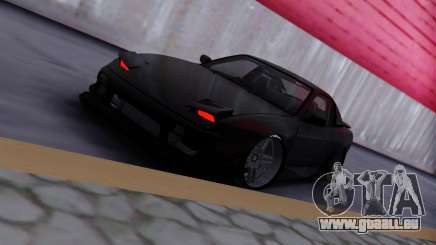 Nissan 180sx black pour GTA San Andreas