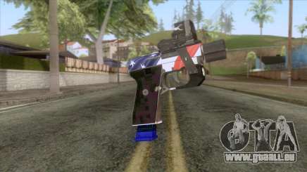 The Doomsday Heist - Pistol v2 für GTA San Andreas
