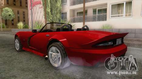 Dodge Viper Cabrio pour GTA San Andreas