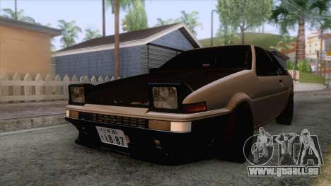 Toyota AE86 Coupe Touge Style für GTA San Andreas