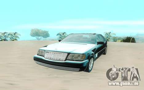 Mercedes-Benz W140 S600 Stock pour GTA San Andreas