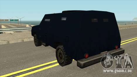 FBI Truck Civil No Paintable pour GTA San Andreas