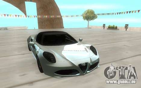 Alfa Romeo 4C 15 für GTA San Andreas
