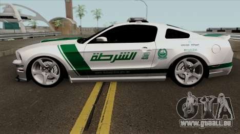 Ford Mustang Shelbi GT 500 2013 Dubai Police für GTA San Andreas