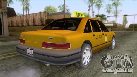 New Taxi HD für GTA San Andreas