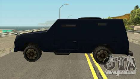 FBI Truck Civil No Paintable für GTA San Andreas