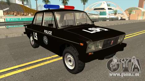 VAZ 2106 SA Style Police für GTA San Andreas