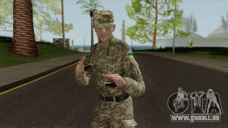 Un Officier Des Forces Armées De L'Ukraine pour GTA San Andreas