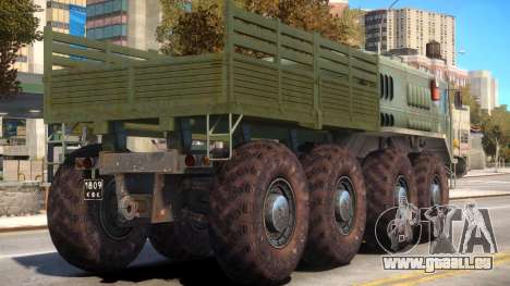 Military Russia Army MAZ 535 pour GTA 4