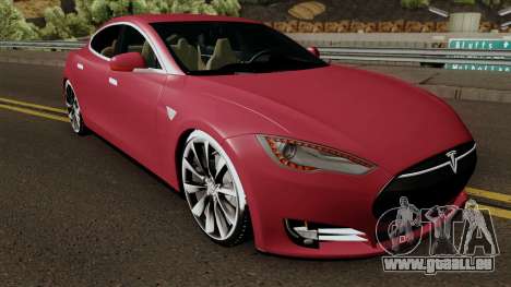 Tesla Model S 2014 v2 pour GTA San Andreas