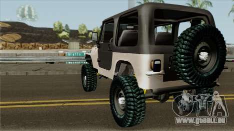 Jeep Wrangler Rustico für GTA San Andreas