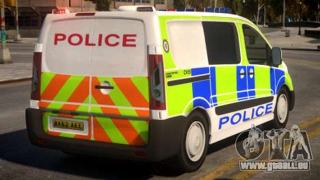 Police Peugeot Expert Cell Van für GTA 4