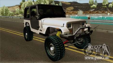 Jeep Wrangler Rustico pour GTA San Andreas