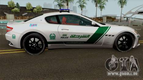 Maserati Gran Turismo Dubai Police 2013 für GTA San Andreas