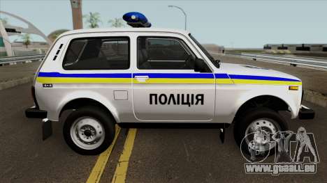 VAZ 2121 Polizei der Ukraine für GTA San Andreas