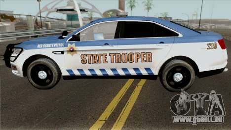 Ford Taurus 2013 Red County Police pour GTA San Andreas