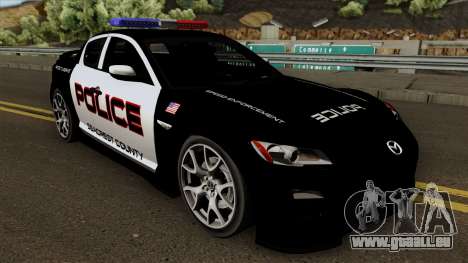 Mazda RX-8 Police SCPD 2011 für GTA San Andreas